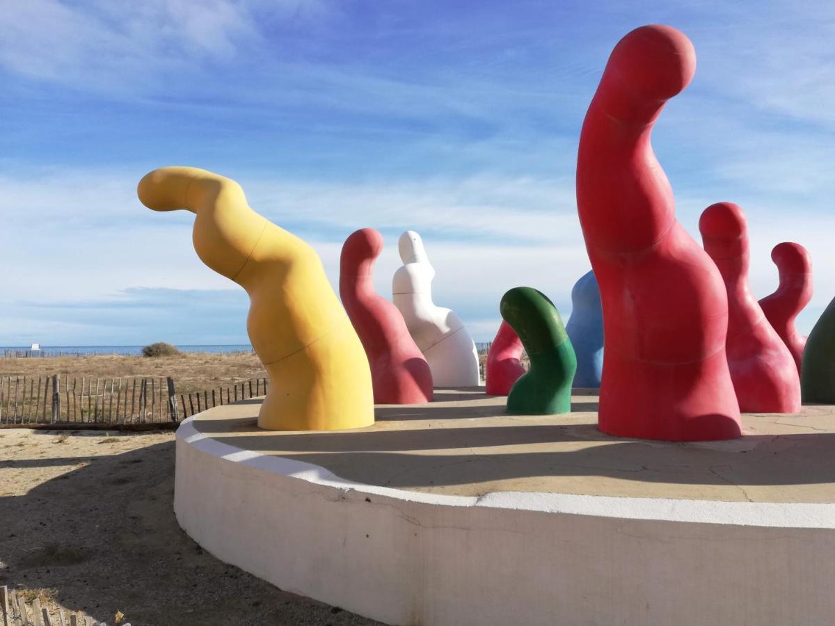Apartament Les Marines III - Tout Confort - Tout Equipe - En Bord De Mer - Avec Jardin - Proche Commerces Et Animations Le Barcarès Zewnętrze zdjęcie
